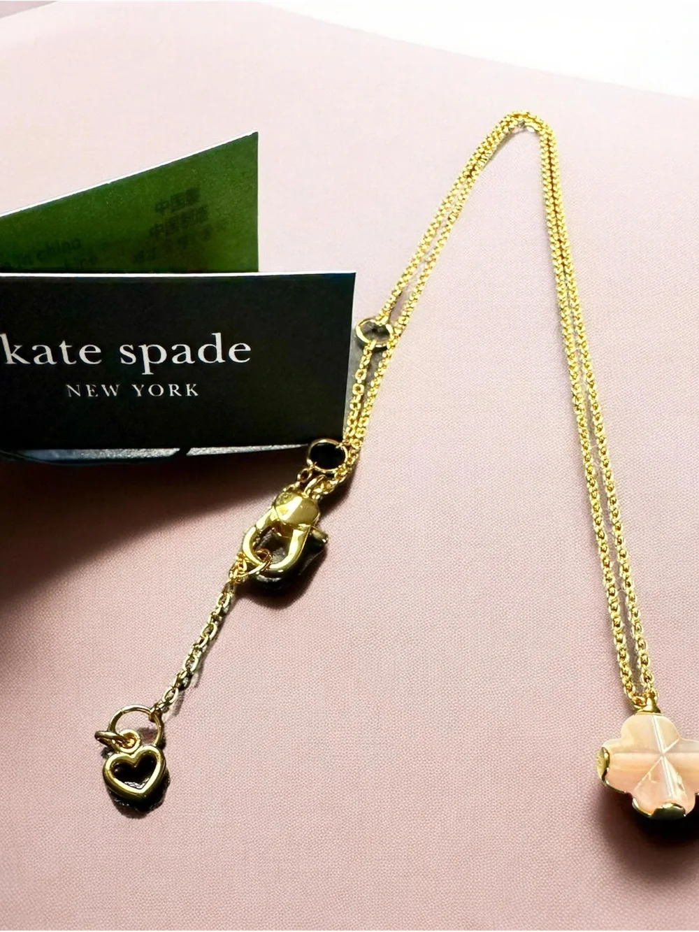 NWT Kate Spade New York Gold-Tone Mini Pendant Necklace, 16